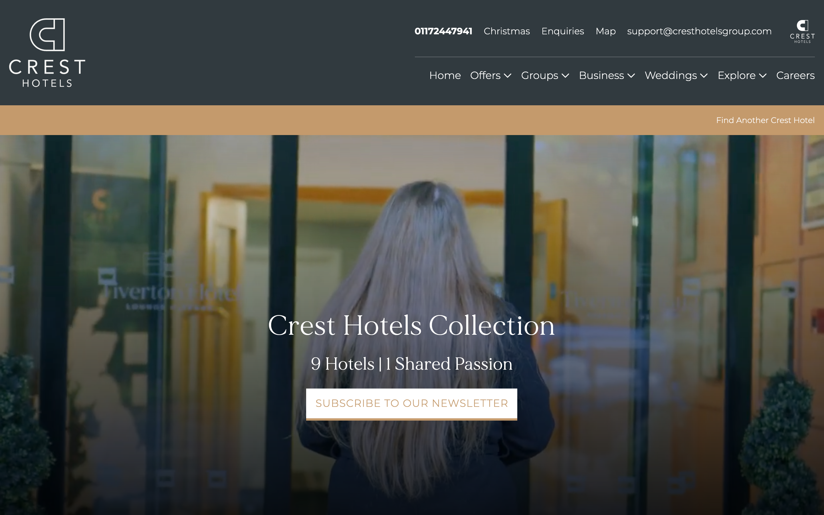 Crest Hotels Group — the hub that ties the estate together