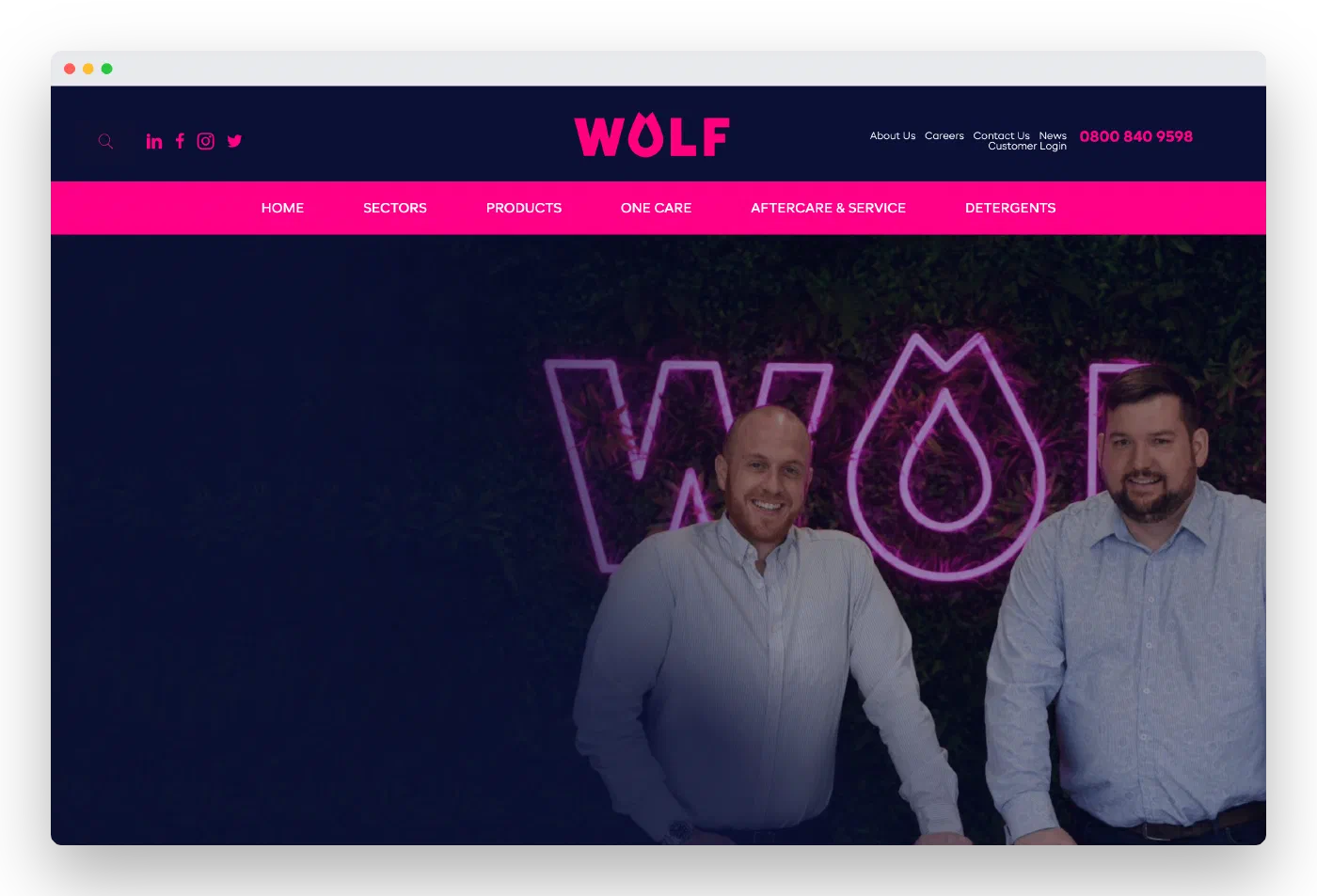 Before: the site that turned £3,000 a month of ads into zero leads